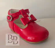 LILY - RED Hardsole shoe