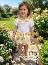 Load image into Gallery viewer, T76 - Girls Lemon Teddy Short set (1YR-10YR)