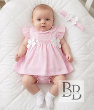 Load image into Gallery viewer, 1281 - Smocked detailing 3pc dress set