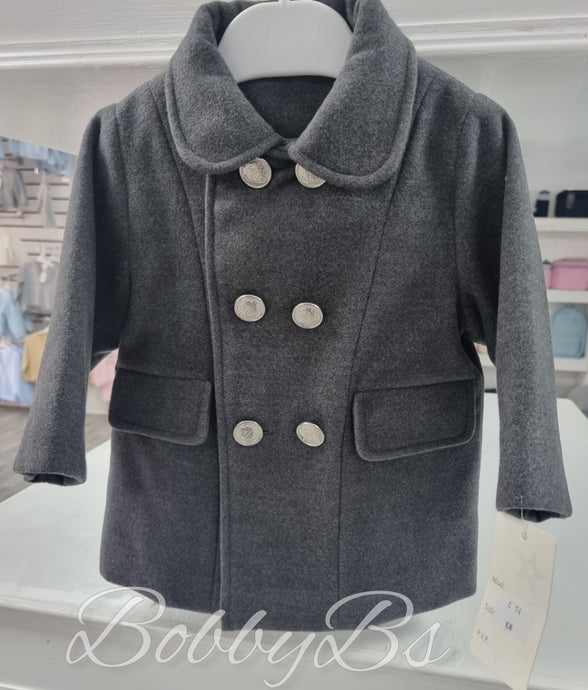 C74 ~ Traditional Spanish Grey Double breasted coat