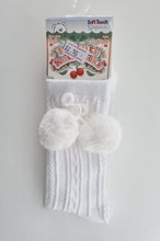 Load image into Gallery viewer, S355 - Knee high Pompom sock.