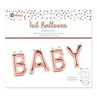 28995 ~ Rose Pink Baby Foil Balloon