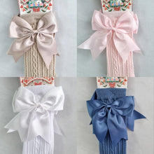 Load image into Gallery viewer, S350 - Knee high Bow sock